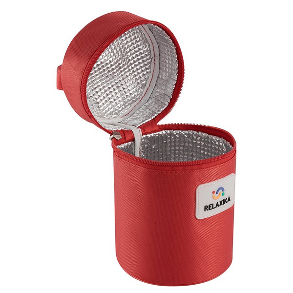 Термос Relaxika 301 (с термочехлом) стальной, 0,7 л