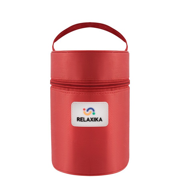 Термос Relaxika 301 (с термочехлом) стальной, 0,7 л