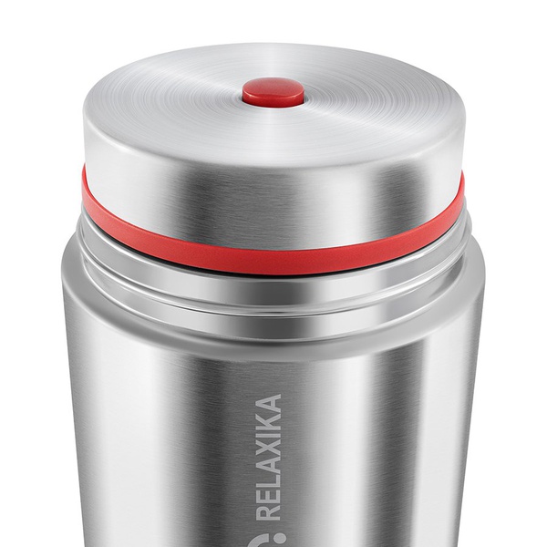 Термос Relaxika 301 (с термочехлом) стальной, 0,7 л