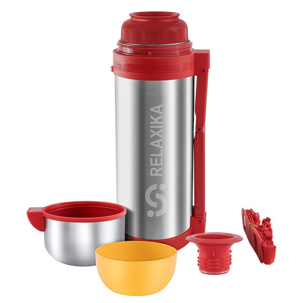 Термос Relaxika 201 (универсальный) стальной, 2 л