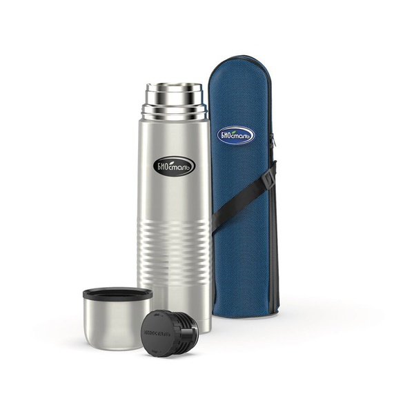 Термос Biostal NB-1200B стальной, 1,2 л/в чехле