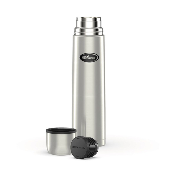Термос Biostal NB-1200 (узкое горло) стальной, 1,2 л