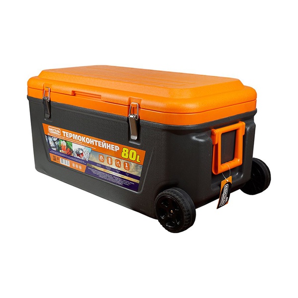 Изотермический контейнер Biostal CB-80G-К на колесах 80 л
