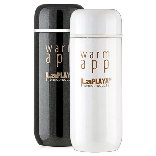 Набор термосов LaPlaya WarmApp белый/чёрный, 2 шт/0,2 л