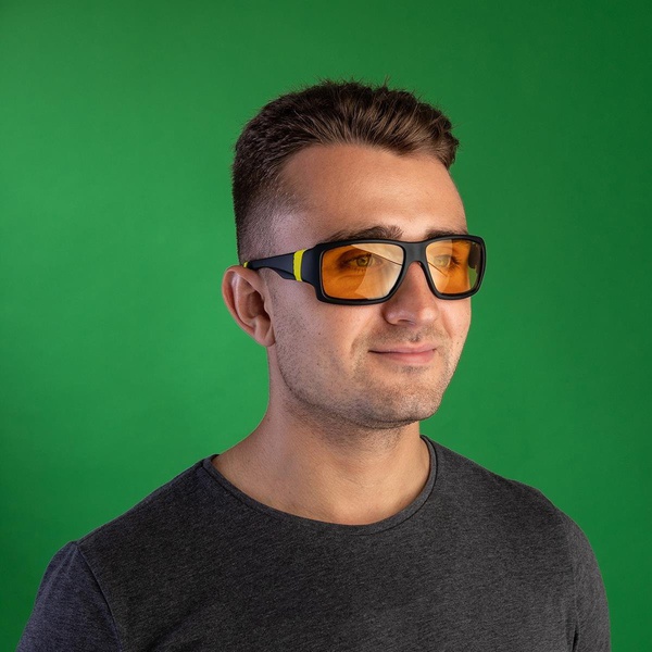 Очки поляризационные Premier Fishing PR-OP-1189 (в чехле) желтый