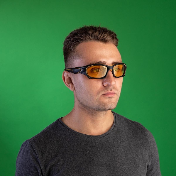 Очки поляризационные Premier Fishing PR-OP-128P (в чехле) желтый