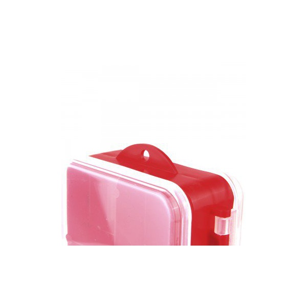 Коробочка для оснастки Helios двухсторонняя красный