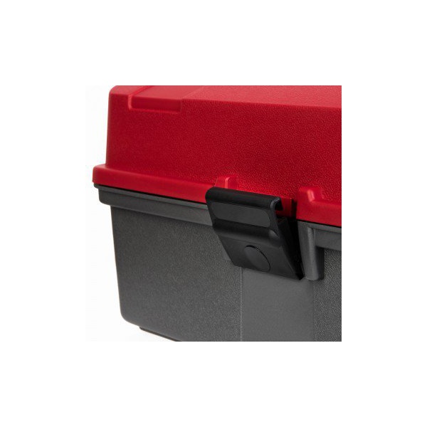 Ящик рыболова Helios двухполочный красный/серый