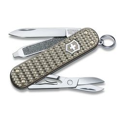 Нож-брелок Victorinox Classic SD Precious Alox (подар. упаковка) infinite grey