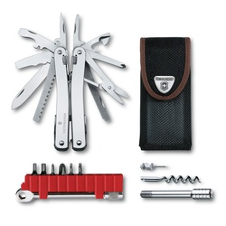 Мультитул Victorinox SwissTool Spirit X Plus Ratchet нейлоновый чехол