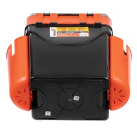 Ящик зимний Helios FishBox (двухсекционный) оранжевый, 10 л