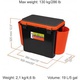 Ящик зимний Helios FishBox (односекционный, 19л) оранжевый. Фото 4