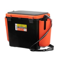 Ящик зимний Helios FishBox (односекционный, 19л) оранжевый