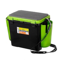 Ящик зимний Helios FishBox (односекционный, 19л) зеленый