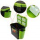 Ящик зимний Helios FishBox (односекционный, 19л) зеленый. Фото 10