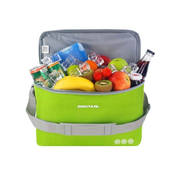 Термосумка Biostal Кантри зелёный, 10 л
