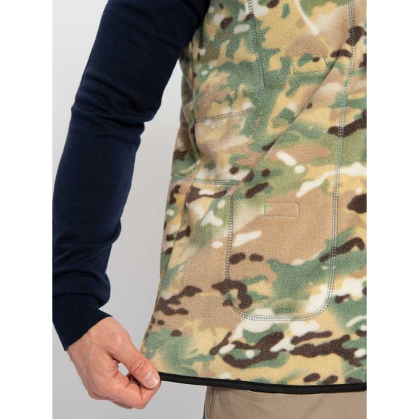 Жилет флисовый с подогревом RedLaika RL-03-FH1 (камуфляж) 8-30 часов, ДУ (4400 мАч)