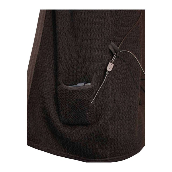 Фуфайка шерстяная с подогревом RedLaika Arctic Merino Wool RL-TM-07 (рукава флис) 3 USB модуля, с регулятором, без PowerBank