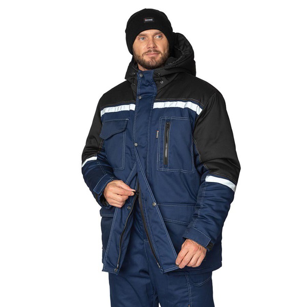 Костюм с подогревом Redlaika Викинг синий, 8-30 часов, ДУ (6000 мАч)