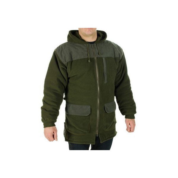 Куртка с подогревом RedLaika RL-H-F01 (флисовая) хаки, 8-30 часов (6000 mAh)