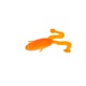 Лягушка Helios Crazy Frog (6 см) апельсин/блестки. Фото 1