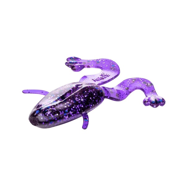 Лягушка Helios Crazy Frog (6 см) фиолетовый/серебряные блестки