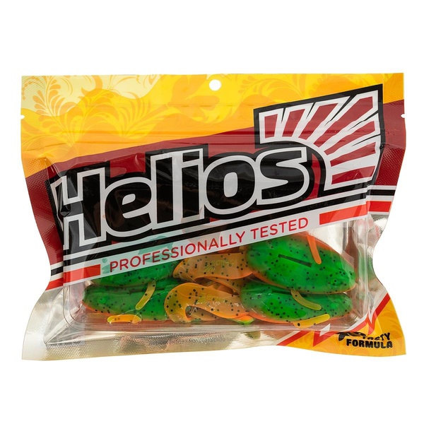 Лягушка Helios Crazy Frog (9 см) зеленый/перец/оранжевый