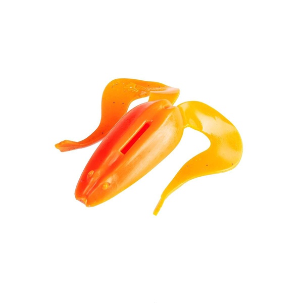 Лягушка Helios Frog (6.5 см) оранжевый/блестки
