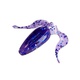 Лягушка Helios Frog (6.5 см) фиолетовый/серебряные блестки. Фото 1