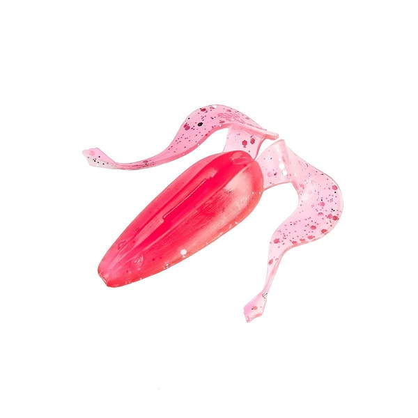 Лягушка Helios Frog (6.5 см) розовый/серебряные блестки