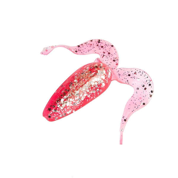 Лягушка Helios Frog (6.5 см) розовый/серебряные блестки