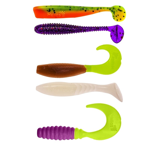 Набор приманок Helios Крупный Окунь (5шт) Set 3