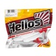 Виброхвост Helios Nelma 3,15"/8 см (6 шт) белый/красный. Фото 2