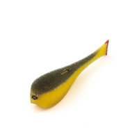 Рыбка поролоновая Helios 9 см (на офсет.крючке) желтый/черный