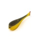 Рыбка поролоновая Helios 9 см (на офсет.крючке) желтый/черный. Фото 1