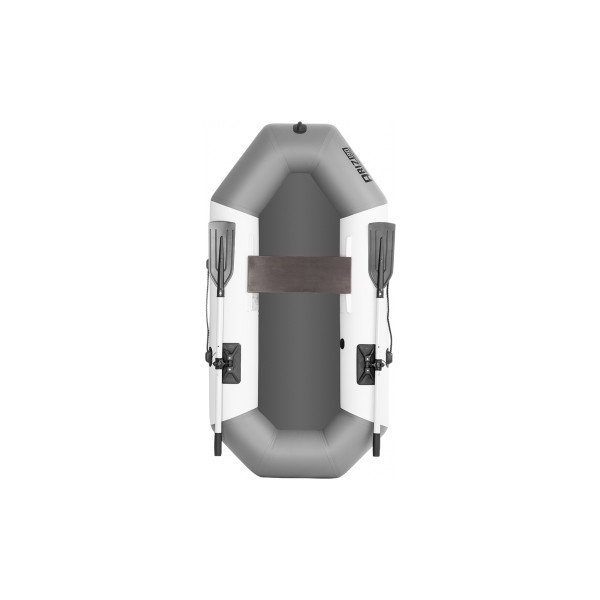 Лодка Тонар Бриз 190 с веслами бело/серый