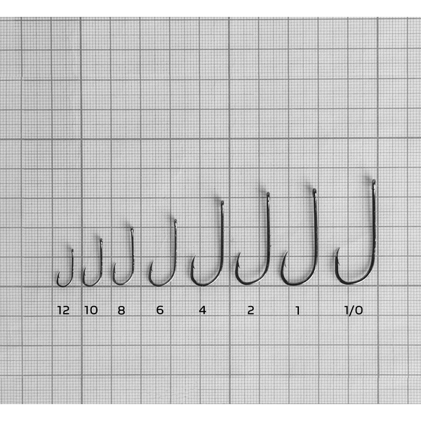 Крючок Helios Baitholder с кольцом (цвет BN, 10шт) №8