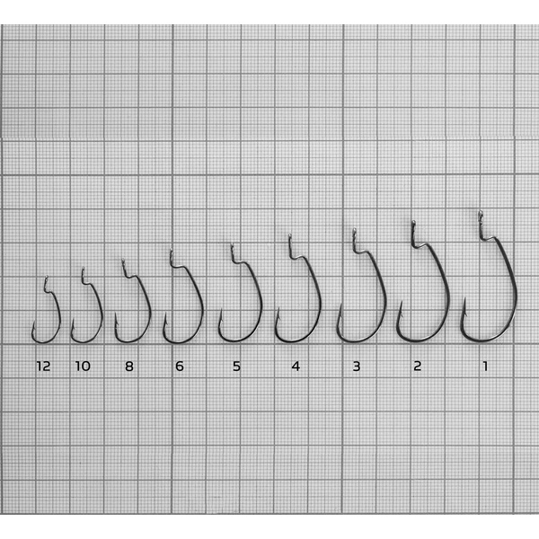 Крючок офсетный Helios (цвет BN, 5шт) №5