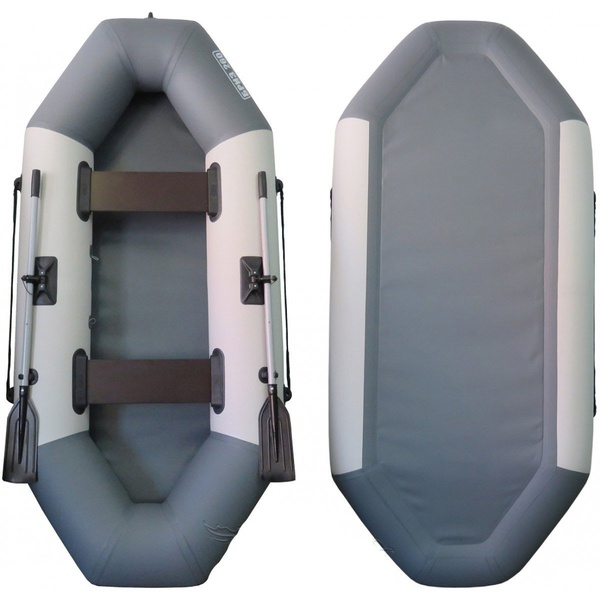 Лодка Тонар Бриз 260 бело/серый