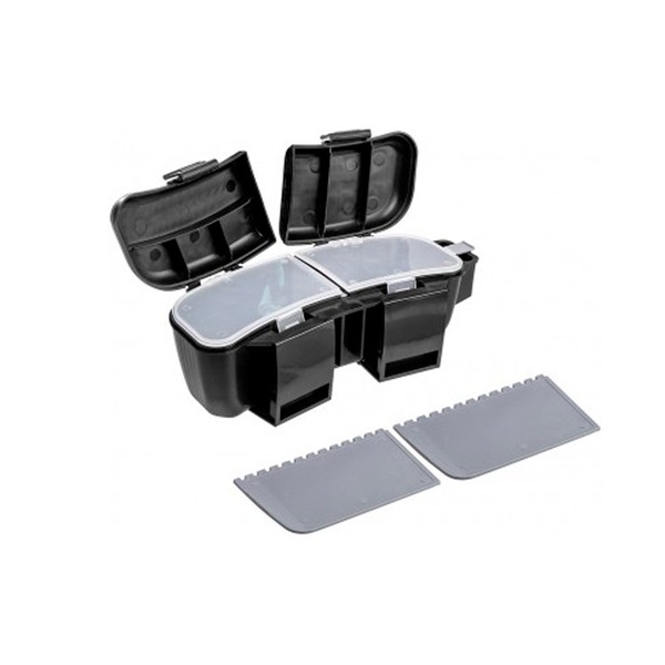 Коробка Premier Fishing для приманок PR-XD-37 (поясная,2 отдела)