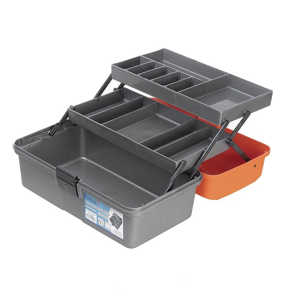 Ящик для инструментов Helios двухполочный оранжевый