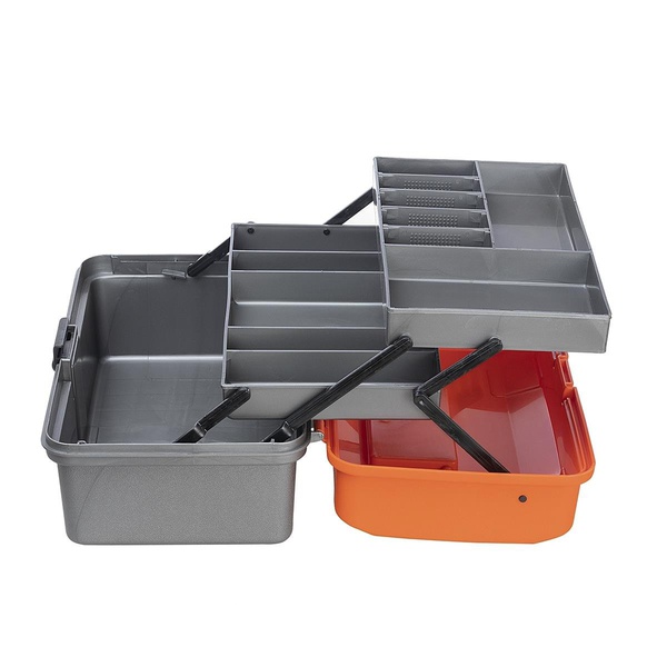 Ящик для инструментов Helios двухполочный оранжевый