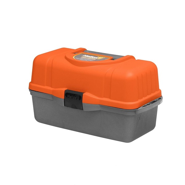 Ящик рыболова Helios трехполочный оранжевый