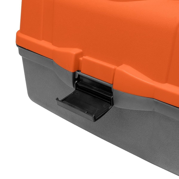 Ящик рыболова Helios трехполочный оранжевый