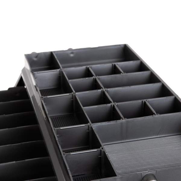 Ящик рыболова Helios трехполочный оранжевый