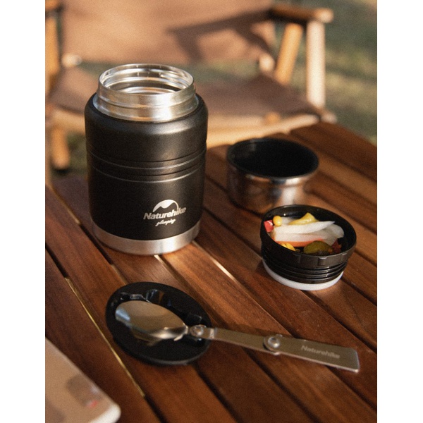 Термос Naturehike NH20SJ041 Чёрный, 750 мл