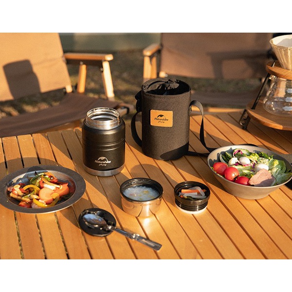 Термос Naturehike NH20SJ041 Чёрный, 500 мл