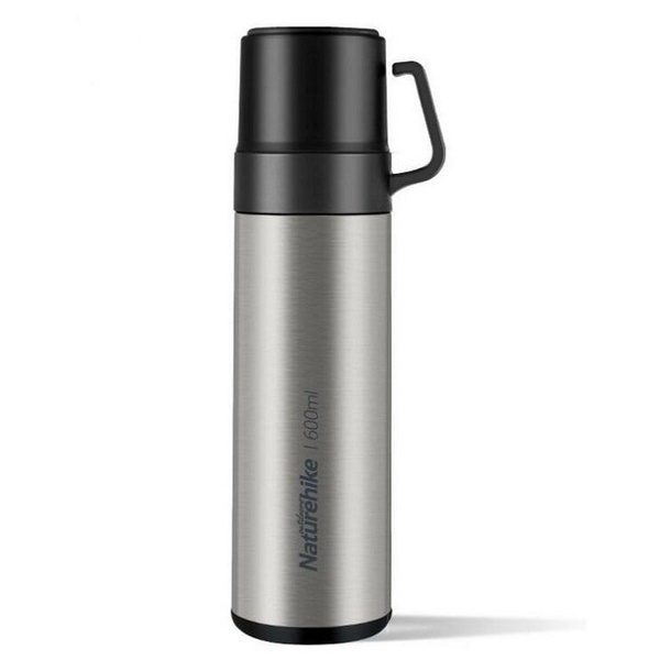 Термос Naturehike NH17S020-B Серебряный, 600 мл