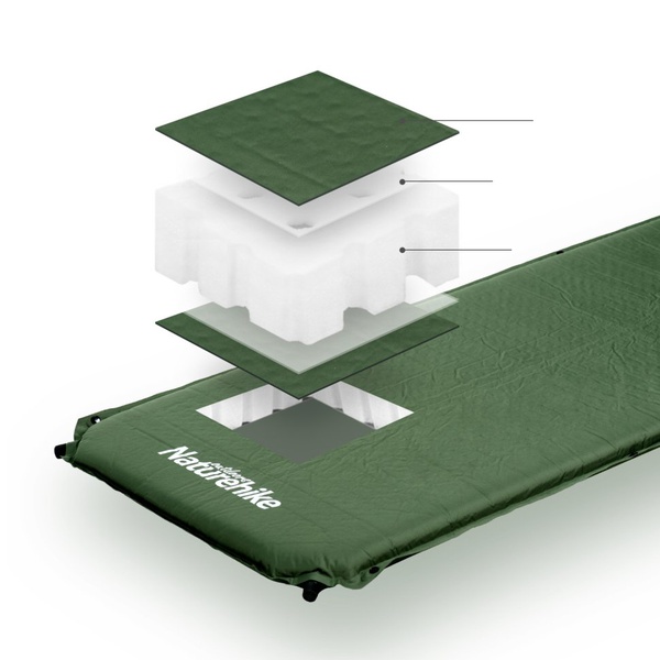 Коврик самонадувающийся Naturehike D03 Army Green