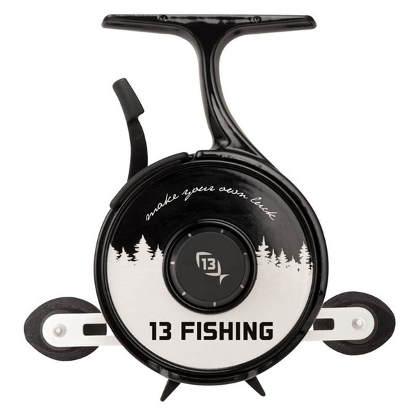 Катушка 13 Fishing FreeFall Carbon - Inline Ice Fishing Reel - Northwoods Edition RH Retrieve